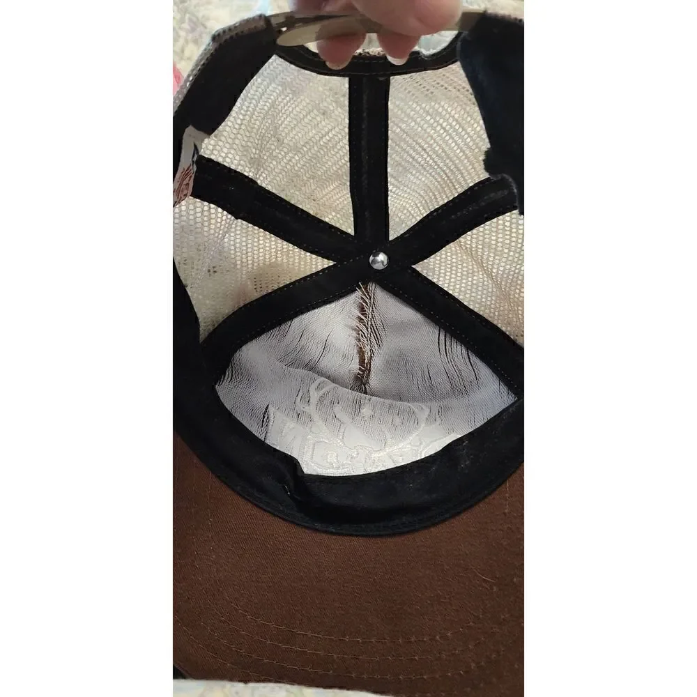 ORION COOLERS Vintage snapback cap/hat USA Brown. Competition Headwear